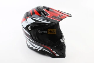 Шлем кроссовый/эндуро/АТV BLD-819-7 S (55-56см), ЧЕРНО-КРАСНЫЙ