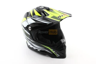 Шлем кроссовый/эндуро/АТV BLD-819-7 S (55-56см), ЧЕРНЫЙ/НЕОНОВО-ЖЕЛТЫЙ