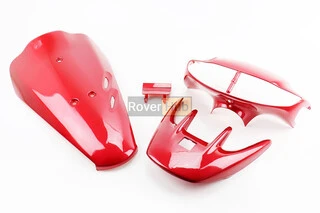 Honda DIO AF-35 пластик - к-кт фарбовані 6 деталей, БОРДОВИЙ