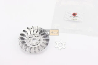 Крыльчатка переднего вариатора (под вал 13мм) + шайба "крест" Yamaha JOG 50