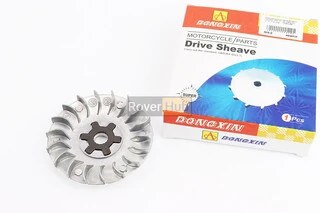 Крыльчатка переднего вариатора (под вал 13мм) + шайба "крест" Yamaha JOG 50