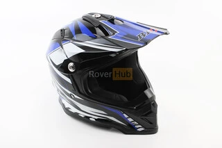 Шлем кроссовый/эндуро/АТV BLD-819-7 S (55-56см), ЧЕРНО-СИНИЙ