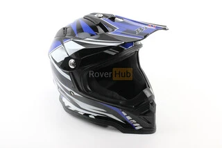 Шлем кроссовый/эндуро/АТV BLD-819-7 М (57-58см), ЧЕРНО-СИНИЙ