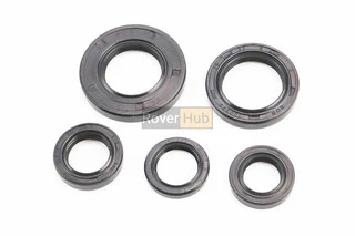 Сальники к-кт 5шт (15x25x5; 17x25x4; 17x27x6; 24x43x6; 25x37x6) двигателя, Suzuki Sepia