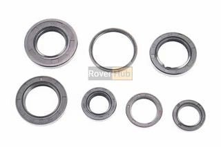 Сальники к-кт 7шт (17x25x5; 17x27x6; 21x28x4; 24x43x6; 25x37x7; 27x40x6; 34x39x3) двигателя, Suzuki AD50