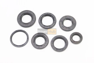 Сальники к-кт 7шт (17x27x6; 20x38x5; 22x38x6; 24x43x6; 25x37x6; 27x40x6; 34x41x4) двигуна, Suzuki AD100