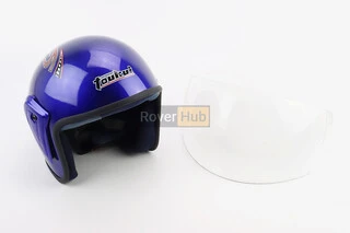 Шолом відкритий HK-215, СИНІЙ (незначні відмінності малюнків, можливі дефекти фарбування)