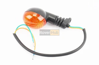 Поворот круглый "малый" (оранжевое стекло) на резиновой ножке, тип 1