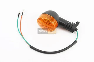 Поворот круглый "средний" (оранжевое стекло) (среднее качество)