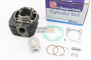 Циліндр к-кт (цпг) 2Трем 50cc-40мм (висота циліндра 68/88мм) (палець 10) синя коробка