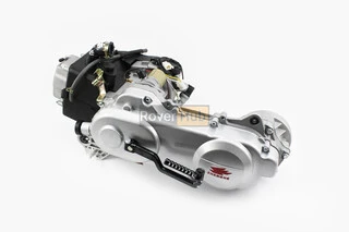 Двигун скутерний в зборі 4Т-80куб (довгий варіатор, довгий вал)