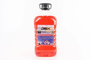 Жидкость  для чистки стекол -10&deg;С (в бачок омывателя), красная 5L