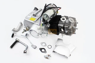 Двигатель мопедный в сборе 110куб (Delta) - "механика"