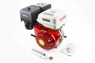 Двигатель мотоблочный в сборе, вал шпонка D-25mm, 13л.с. 188F, фильтр поролоновый