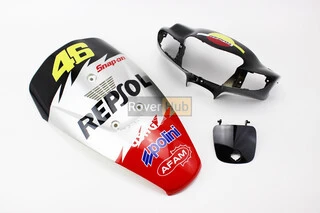 Suzuki LET'S-III пластик - к-кт фарбовані 5 деталей, TUNING