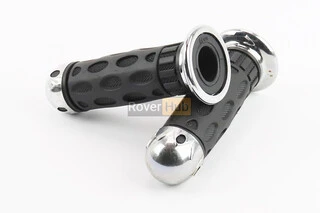 Рукоятка руля лев./пр. к-кт с хром. наконечниками, тип 2