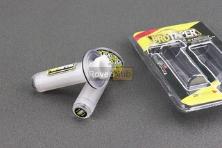 Рукоятка руля лев./пр. к-кт силикон прозрачный, желтые