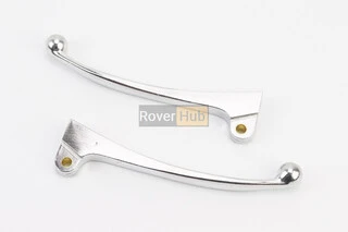 Важелі керма ліве, праве к-кт 2шт (під зчеп./барабан. гальмо) "хром"