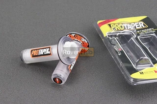 Рукоятка руля лев./пр. к-кт силикон прозрачный, оранжевые