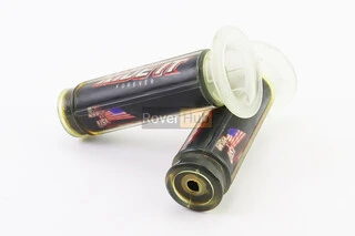 Рукоятка руля лев./пр. к-кт силикон RIDE IT, прозрачные