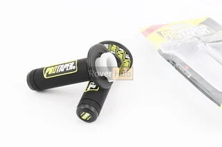 Рукоятка руля лев./пр. к-кт с вставкой, черно-желтые