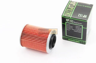 Фільтр-елемент масляний HF152 (56x74мм) APRILIA ETV/RSV/SL1000, Bombardier ATV 330/400/650/800 Outlander, Can-Am ATV
