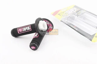 Рукоятка руля лев./пр. к-кт с вставкой, черно-розовые