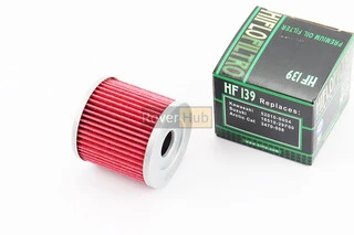Фільтр-елемент масляний HF139 (44x44мм) KAWASAKI KLX 400 R/SR, SUZUKI DR-Z 400 E/S/SM, ATV KAWASAKI KFX 400, SUZUKI LT-A 500/LT-Z