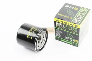 Фільтр масляний HF204RC (65x74мм) Honda CB500/CB600/CBR600, Kawasaki EX500/ZX600, Triumph 600/675/800/900, Yamaha YFM350