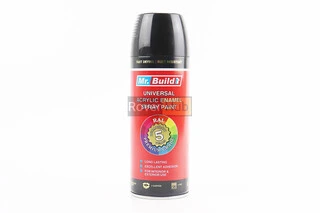 Краска акриловая №02 "ЧЕРНЫЙ ГЛЯНЦЕВЫЙ", Аэрозоль 400ml