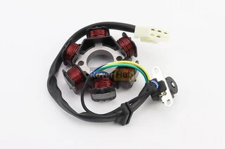 Статор магнето (генератора) (6 котушок роз'єм "мама 4"), тип 1