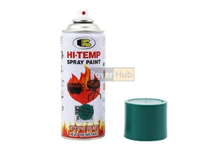 Краска акриловая жаростойкая 400&deg;F, №0013 "ЗЕЛЕНЫЙ", Аэрозоль 400ml