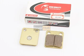 Гальмівні колодки (дискові) "квадрат" Viper - RACE/STORM/GY6 к-кт 2шт, жовті