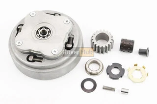 Зчеплення дводискове у зборі (кошик) Delta 70/110cc "механіка" + 6 деталей