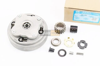 Зчеплення дводискове у зборі (кошик) Delta 70/110cc "механіка" + 9 деталей