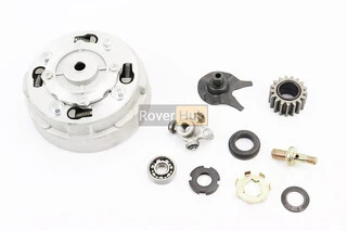 Зчеплення тридискове в зборі (кошик) Active 110cc - "автомат" + 12 деталей