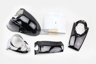 Yamaha VINO SA10J - 2т пластик - к-кт фарбовані 11 деталей, ЧОРНИЙ (можливі незначні дефекти фарбування)