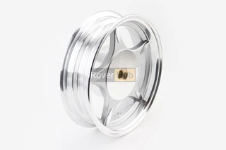 Диск задній литий MT2,50x10 Z19 для 4Т (бараб. гальм., d-110мм) "5 променів" сірий, тип 1