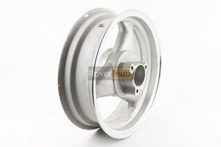 Диск задній литий MT3,50x12 Z18 для 2Т (диск гальм. 3 болти) "3 промені" сірий (З НАЛЬОТОМ, див. фото №5)