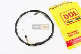 Трос газа 4Т-150cc (крепление верхнее с резьбой) (трос 212см; кожух 200см)