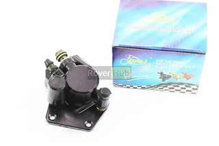 Гальмівний супорт передньої системи (однопоршневий)+колодки, чорний