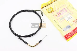 Трос газа 4Т-50cc (крепление верхнее с резьбой) (трос 203см; кожух 192см)