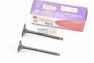 Клапан впускной (d=34; h=93,8), выпускной (d=28,5; h=92,6) к-кт Yamaha MAJESTY 250