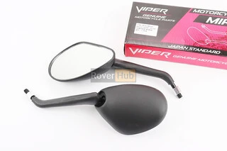 Дзеркала к-кт на мотоцикл "V150A" чорні, М10