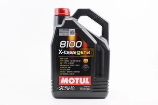 Масло 4T 5W-40 - синтетическое универсальное "8100 X-cess gen2", 5L