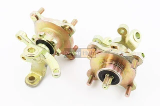 Цапфа (поворотний кулак) ATV 150-250 правий + лівий в зборі з маточкою (на 4 болти) під дискове гальмо (вісь 17мм)