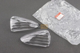 Пластик - "стекло" заднего поворота левый, правый, прозрачные (крепление тип 1)