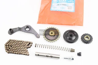 Ланцюг розподільного валу 110cc - 25H-84L + ролики 3шт + коромисло + натягувач, к-кт