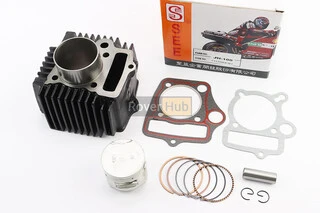 Циліндр к-кт (цпг) 100cc-50мм (палець 13мм, висота циліндра 69мм) жовта коробка