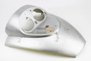 УЦЕНКА GRAND PRIX пластик - передний "клюв" под фару двойную, СЕРЫЙ (царапина)